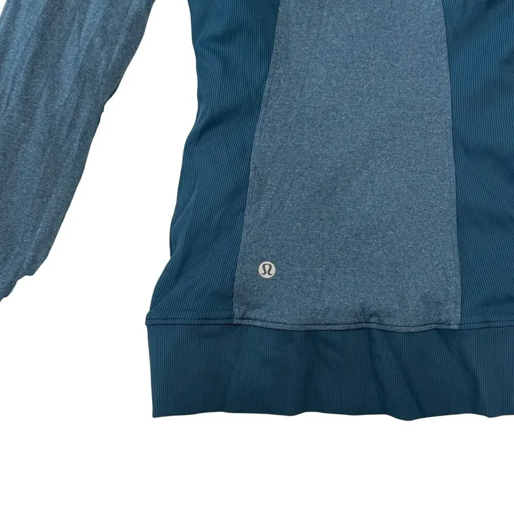 Lululemon Dance Studio Jacket Reversible Blue Size 4
